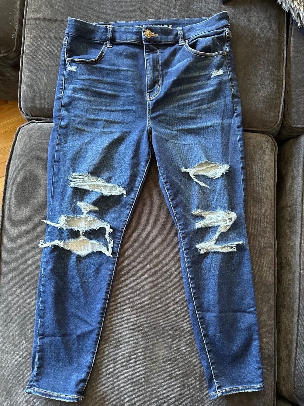 Women's American Eagle Curvy High Rise Jegging 16 Short